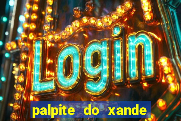 palpite do xande de hoje